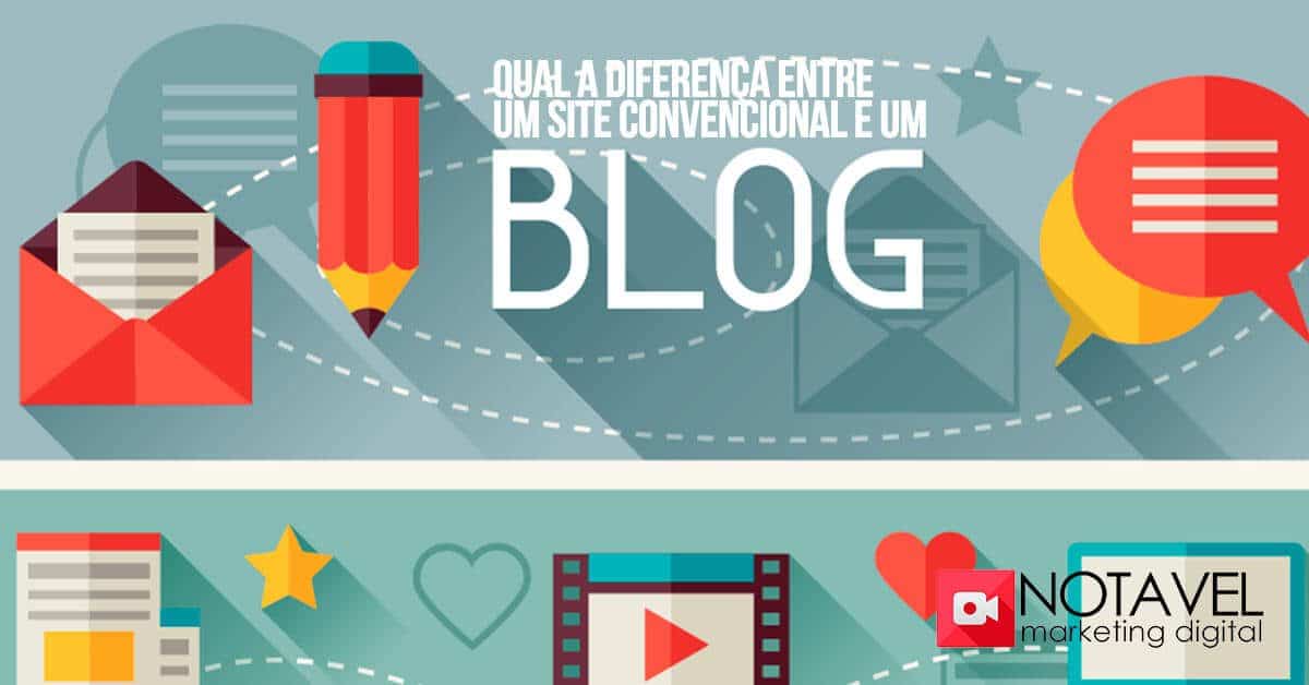 Qual a diferença entre um site convencional e um blog? 6 Qual a diferença entre um site convencional e um blog?